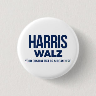 Erstellen Sie Ihren eigenen Harris Walz 2024 Button