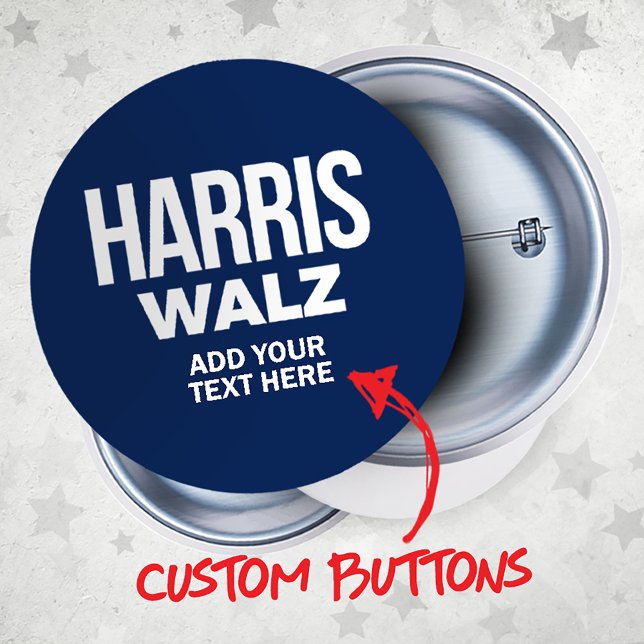 Erstellen Sie Ihren eigenen Harris Walz 2024 Flaschenöffner (Harris Walz Custom Campaign Buttons, Bottle Opener and Gifts. Add your own text or slogan!)