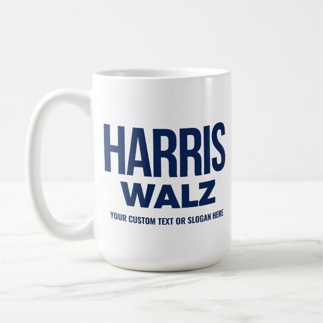 Erstellen Sie Ihren eigenen Harris Walz 2024 Kaffeetasse (Links)