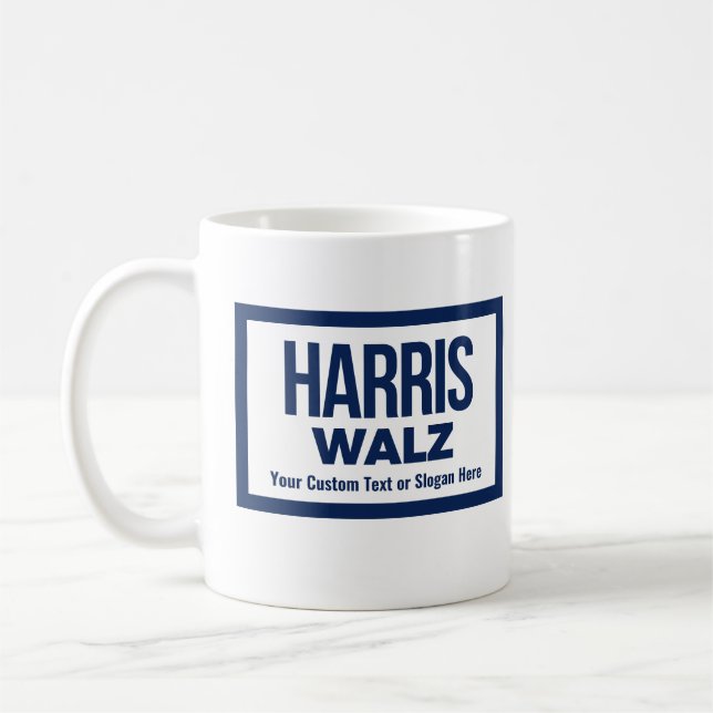 Erstellen Sie Ihren eigenen Harris Walz 2024 Kaffeetasse (Links)