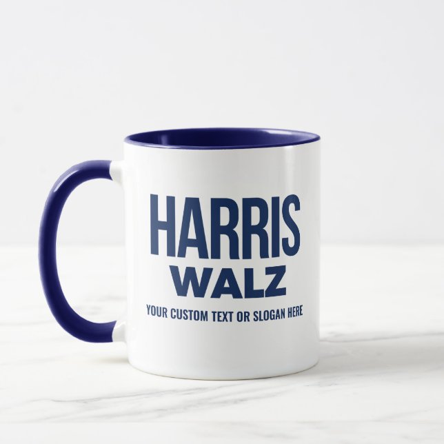 Erstellen Sie Ihren eigenen Harris Walz 2024 Tasse (Links)