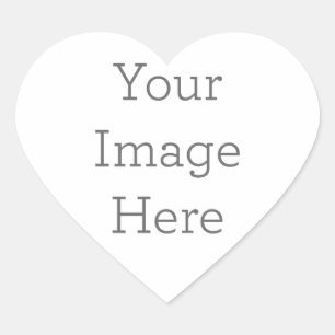 Erstellen Sie Ihren eigenen Heftsticker Herz-Aufkleber