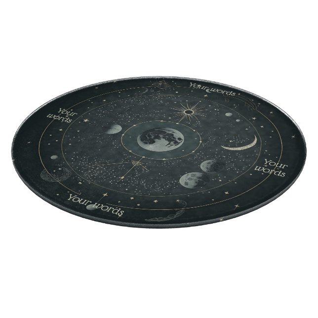 Erstellen Sie Ihren eigenen Himmelsmond Altar Schneidebrett (Ecke)