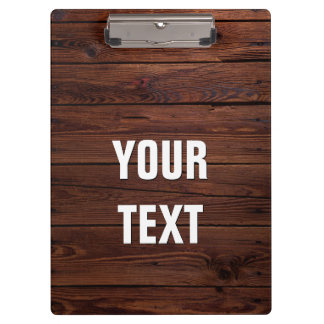 Erstellen Sie Ihren eigenen Holzfußboden-Look Klemmbrett