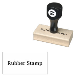 Erstellen Sie Ihren eigenen Holzgriff 1,5" x 3" Ho Gummistempel
