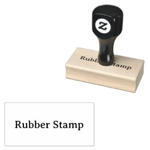 Erstellen Sie Ihren eigenen Holzgriff 1,5" x 3" Ho Gummistempel