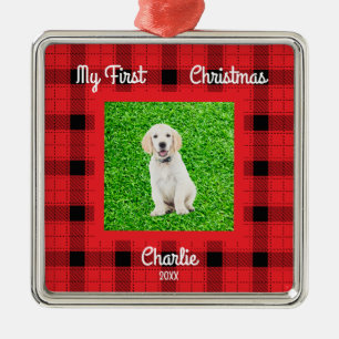 Erstellen Sie Ihren eigenen Hund Fotos 1. Weihnach Ornament Aus Metall