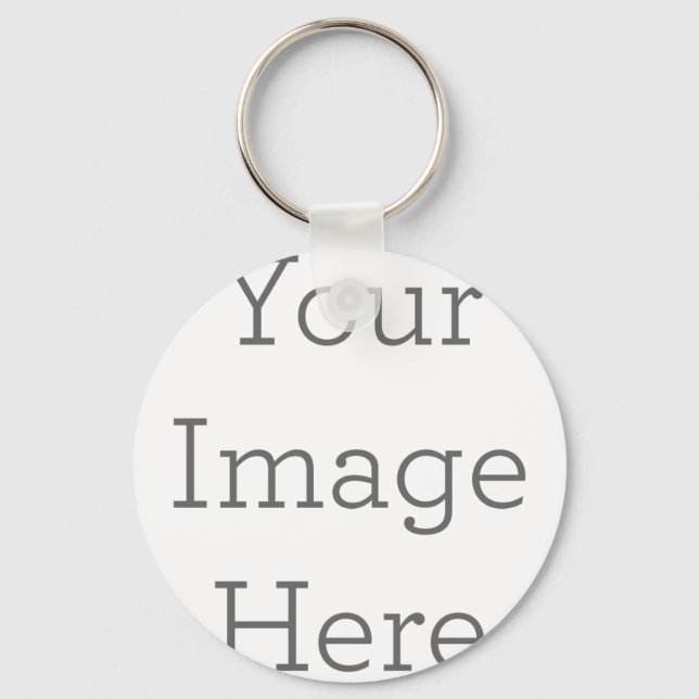 Kreisförmiger Schlüsselanhänger aus Metall, 5,08cm (Vorderseite)