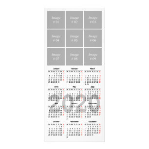 Erstellen Sie Ihren eigenen Kalender 2020 Werbekarte
