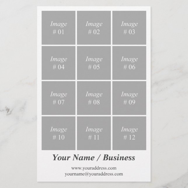 Erstellen Sie Ihren eigenen Kalender 2021 Flyer (Hinten)