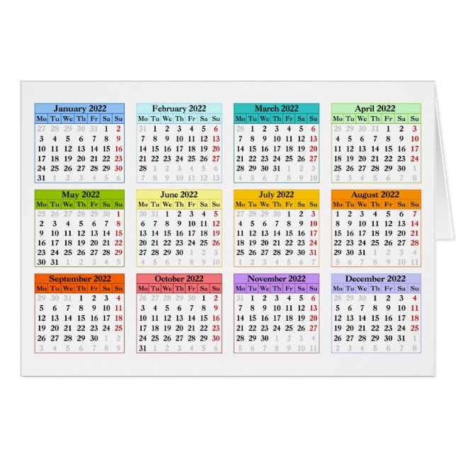 Erstellen Sie Ihren eigenen Kalender 2022 (Vorderseite (Horizontal))