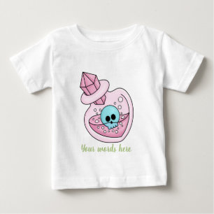 Erstellen Sie Ihren eigenen Kawaii Skull Liebe Pos Baby T-shirt