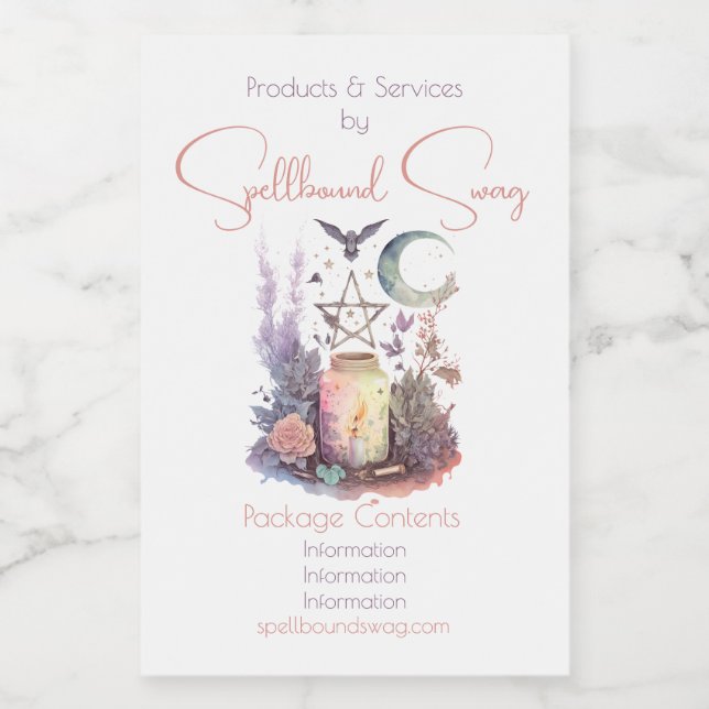 Erstellen Sie Ihren eigenen keltischen Altar Lebensmitteletikett (Einzelnes Label)