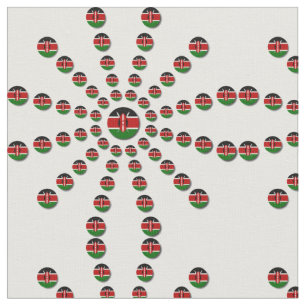 Erstellen Sie Ihren eigenen Kenya Polka Dot schwar Stoff