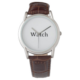 Erstellen Sie Ihren eigenen klassischen braunen Le Armbanduhr