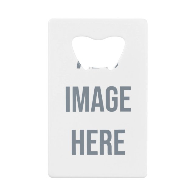 Erstellen Sie Ihren eigenen Kreditkartenschalter Geldbeutel Flaschenöffner (Vorderseite)