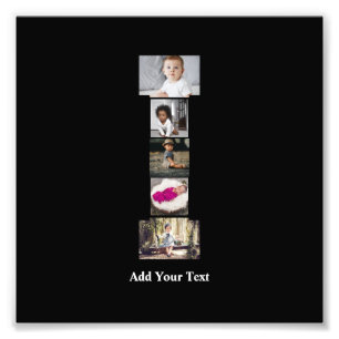 Erstellen Sie Ihren eigenen Letter-I-FotoCollage Fotodruck