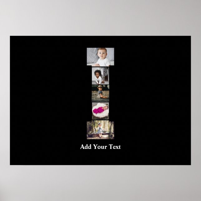 Erstellen Sie Ihren eigenen Letter-I-FotoCollage Poster (Vorne)