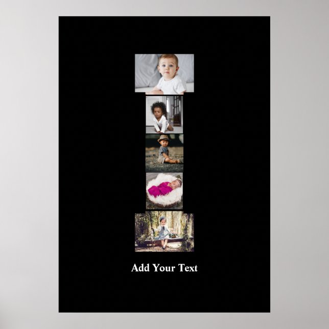 Erstellen Sie Ihren eigenen Letter-I-FotoCollage Poster (Vorne)