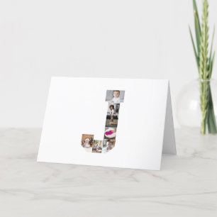 Erstellen Sie Ihren eigenen Letter J-Collage Ankündigung