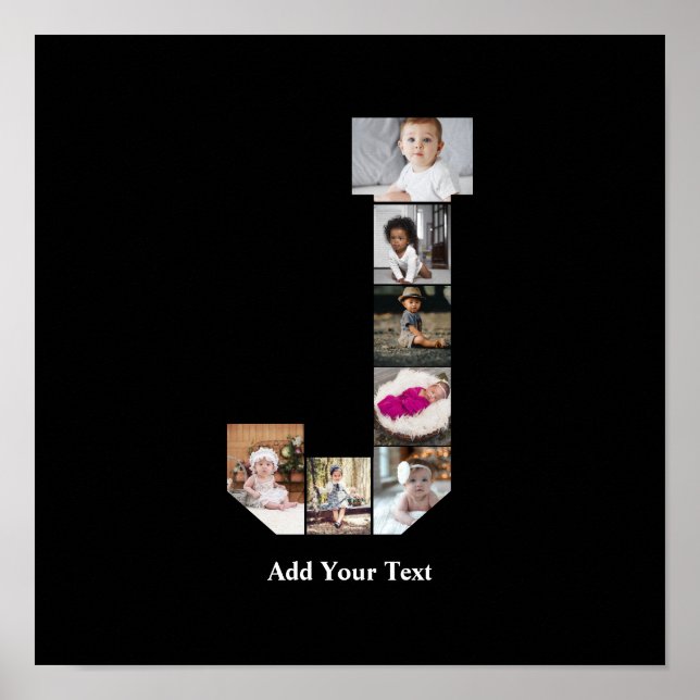 Erstellen Sie Ihren eigenen Letter J-Collage Poster (Vorne)