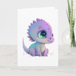 Erstellen Sie Ihren eigenen Lila Baby Dragon Karte