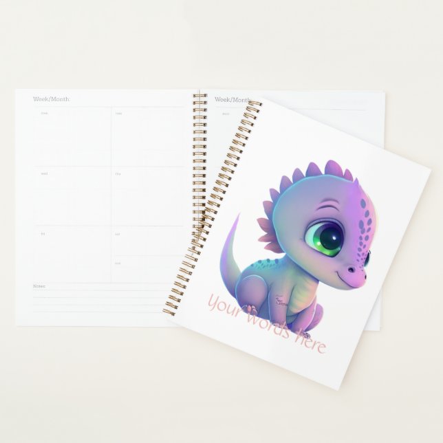 Erstellen Sie Ihren eigenen Lila Baby Dragon Planer (Anzeige)