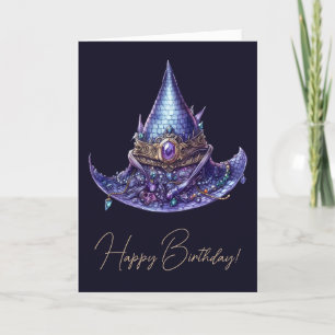 Erstellen Sie Ihren eigenen Lila bejeweled Dragon Feiertagskarte