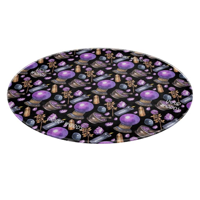 Erstellen Sie Ihren eigenen Lila Kristallball Schneidebrett (Ecke)