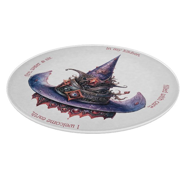 Erstellen Sie Ihren eigenen Lila Orange Celestial  Schneidebrett (Ecke)