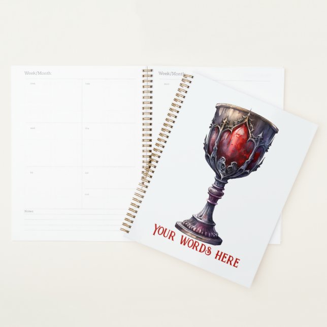 Erstellen Sie Ihren eigenen Lila und roten Chalice Planer (Anzeige)