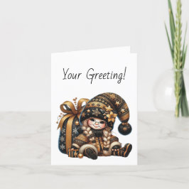 Erstellen Sie Ihren eigenen magischen Weihnachtsgo Feiertagskarte