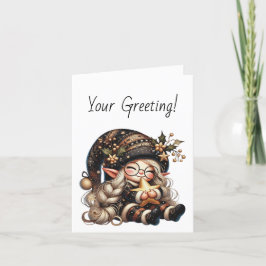 Erstellen Sie Ihren eigenen magischen Weihnachtsgo Feiertagskarte