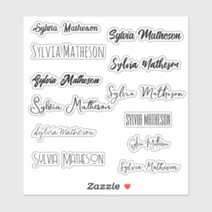 Erstellen Sie Ihren eigenen modernen, stilvollen N Aufkleber