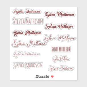 Erstellen Sie Ihren eigenen modernen, stilvollen N Aufkleber