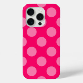 Erstellen Sie Ihren eigenen monochromen Polka-Dot iPhone 15 Pro Hülle