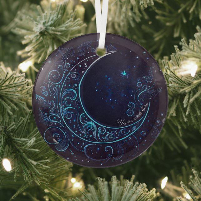 Erstellen Sie Ihren eigenen mystischen blauen Mond Ornament Aus Glas (InSitu)