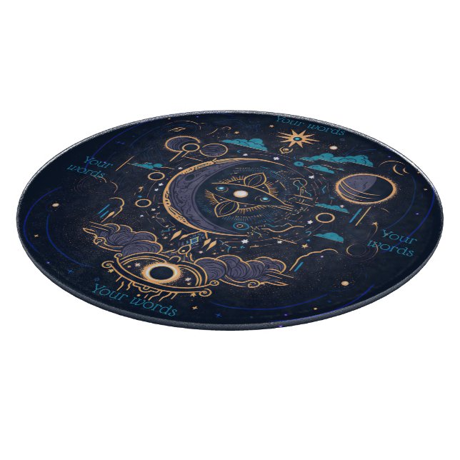 Erstellen Sie Ihren eigenen mystischen Himmelszwei Schneidebrett (Ecke)