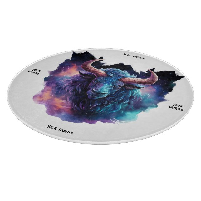 Erstellen Sie Ihren eigenen mythischen Minotaur Bu Schneidebrett (Ecke)