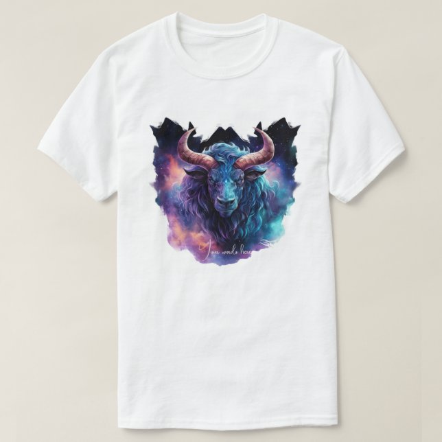 Erstellen Sie Ihren eigenen mythischen Minotaur Bu T-Shirt (Design vorne)