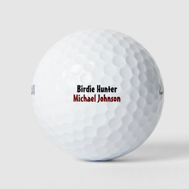 Erstellen Sie Ihren eigenen Namen individuell Golfball (Vorderseite)