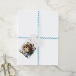 Erstellen Sie Ihren eigenen Niedlichen Brünetten G Geschenkanhänger