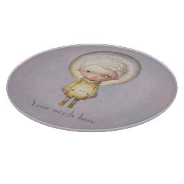 Erstellen Sie Ihren eigenen Niedlichen Mondjungen Schneidebrett