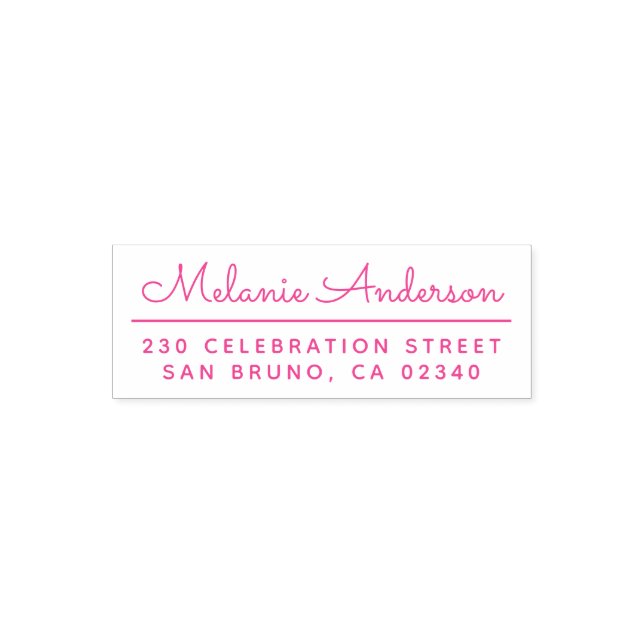 Erstellen Sie Ihren eigenen Niedlichen Skriptnamen Permastempel (Design)