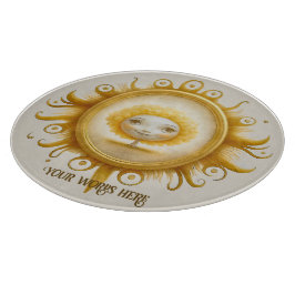 Erstellen Sie Ihren eigenen Niedlichen Sonnenschei Schneidebrett