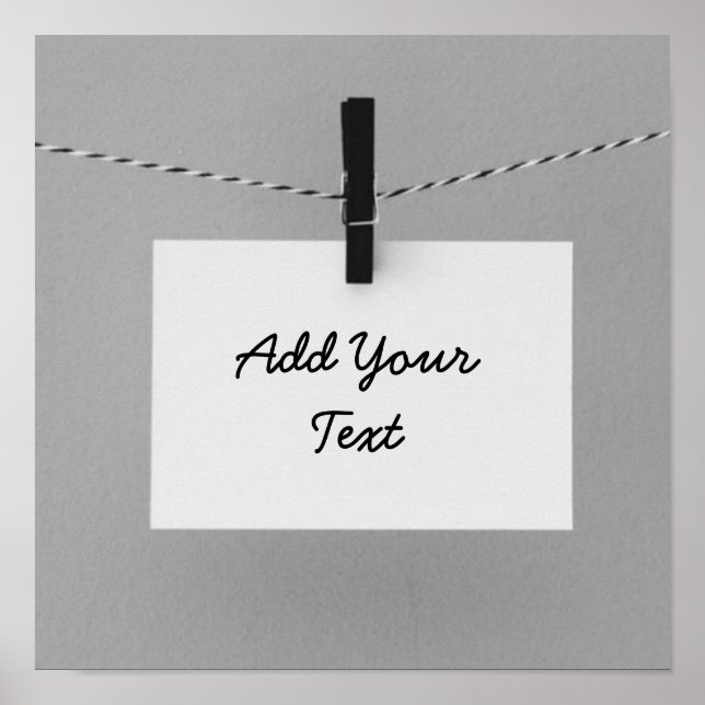 Erstellen Sie Ihren eigenen Notiz personalisieren Poster (Vorne)