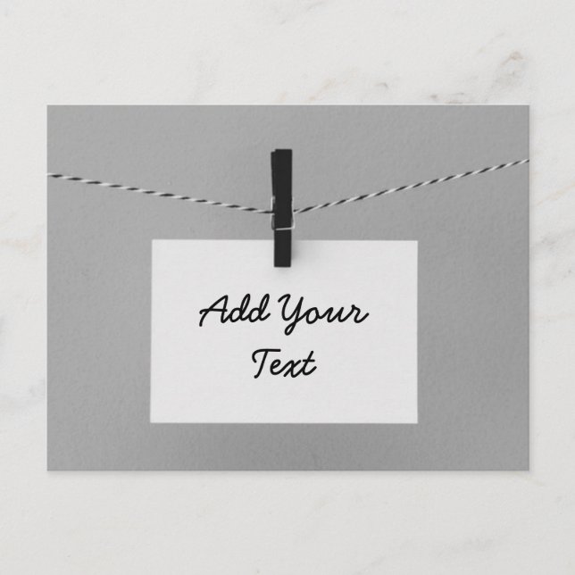 Erstellen Sie Ihren eigenen Notiz personalisieren Postkarte (Vorderseite)