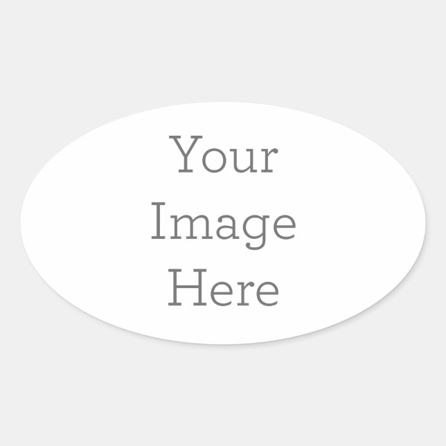 Erstellen Sie Ihren eigenen Oval-Aufkleber Ovaler Aufkleber (Vorderseite)