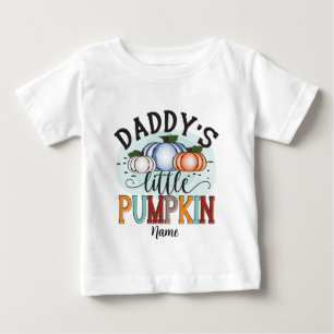 Erstellen Sie Ihren eigenen Papa's Little Pumpkin Baby T-shirt