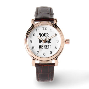 Erstellen Sie Ihren eigenen perfekten, braunen Led Armbanduhr